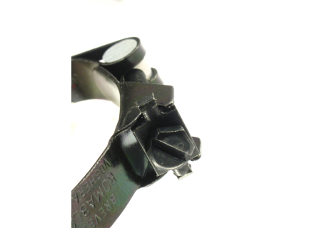 Schelle schwarz, 55x59,5x10 mm