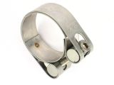 Exhaust clamp rear, 45 mm stainless. T3, SP, California etc.