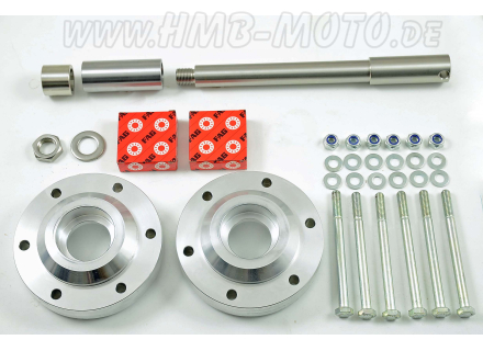 Radflansch Satz komplett, CNC, vorn schmal, LM-1, LM-3, 750-S3 etc.