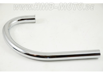 Downpipe 750-S3, chromed, left hand side