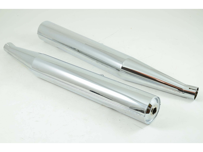 Muffler Set, GUZZI DGM 30558 S, 1000-SP chrome, 359,48