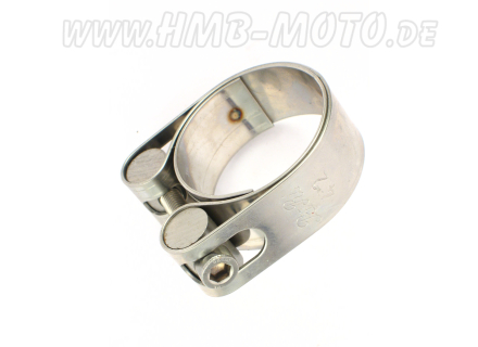 Auspuffschelle VA 36 mm, für Interferenzrohr V7