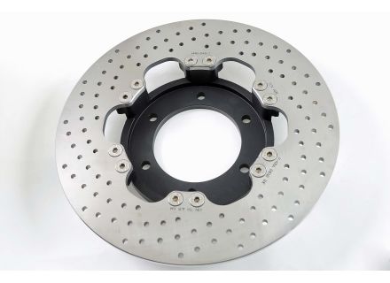 Brake Disc rear 242 mm, stainless, black anodized, LM-1,...