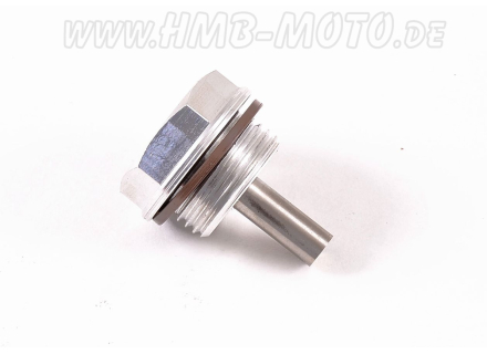 Ölablassschraube Aluminium, mit Magnet. Grosse Modelle, neue Form