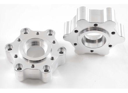 Radflansch Satz CNC vorn, für 320mm Bremsscheibe an Speichenrad