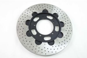 Brake Disc right front 300 mm, drilled, Mille GT