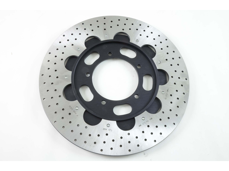 Brake Disc left front 300 mm, drilled, Mille GT, 219,00 €