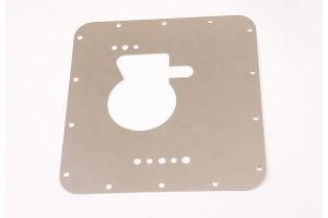Oil sump baffle plate