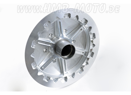 Rear wheel hub, T3, Cal-3, Cali-1100, Mille-GT etc. Plain Aluminium
