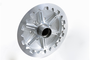 Rear wheel hub, T3, Cal-3, Cali-1100, Mille-GT etc. Plain Aluminium