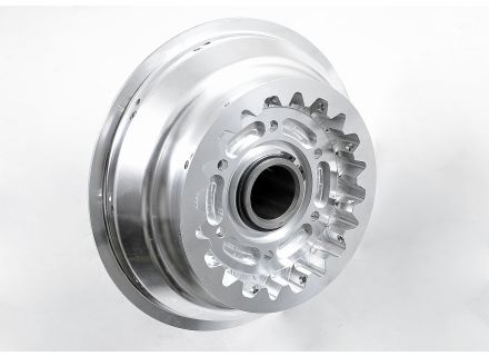 Rear wheel hub, T3, Cal-3, Cali-1100, Mille-GT etc. Anodized to colour of choice