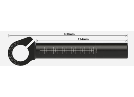 Stummellenker Revo Touring XL, einstellbar 35 (34,74) mm