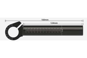 Clip on Handlebars Revo Touring XL, adjustable 45 mm