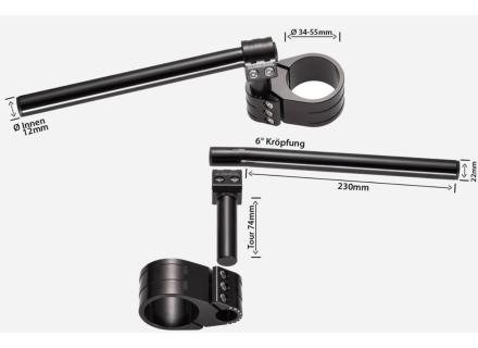 Stummellenker Revo Touring, einstellbar 38 mm