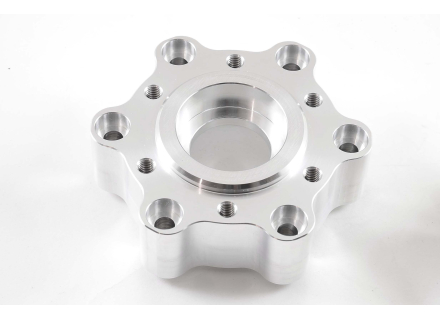 Front wheel flange set front, 320 mm discs on spoked wheel Custom width