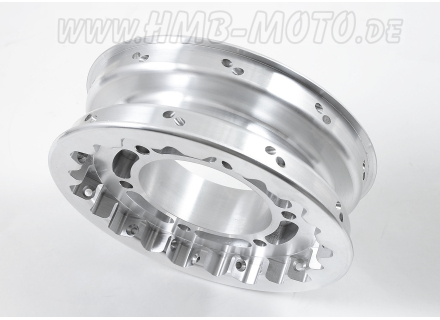Front wheel hub, T3, Cal-3, Cali-1100, Mille-GT etc. Plain Aluminium