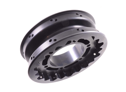 Front wheel hub, T3, Cal-3, Cali-1100, Mille-GT etc. Plain Aluminium
