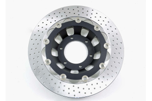 Front Brake Disc, left hand side, 300 mm floating, LM1-3, black anodized
